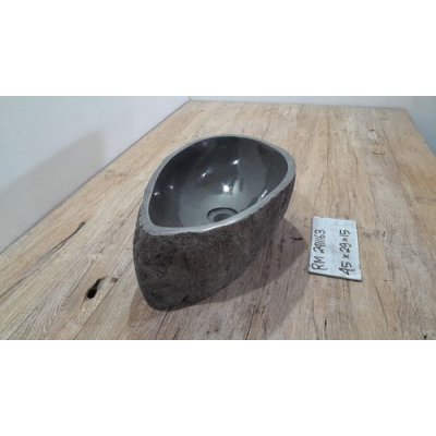 Раковина из речного камня 45х29х15 (RM2411163)