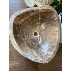 Раковина из окаменелого дерева 44х48х14 см (K4-OD-3)