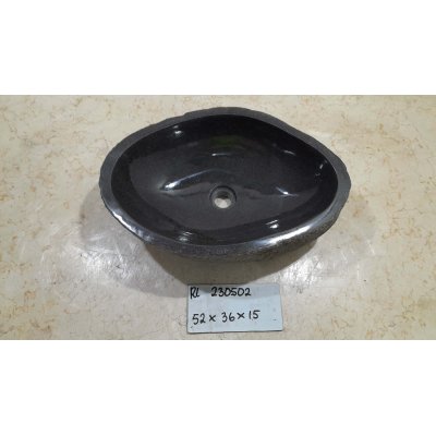 Раковина из речного камня  52х36х15 (RL230502)