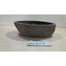 Раковина из речного камня  52х36х15 (RL230502)