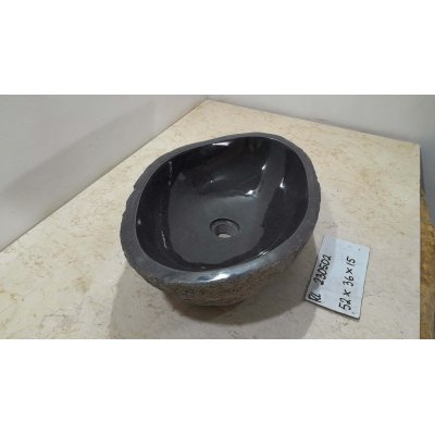 Раковина из речного камня  52х36х15 (RL230502)
