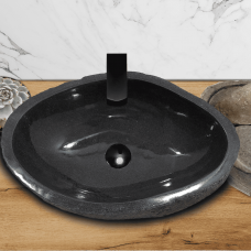 Раковина из речного камня  52х36х15 (RL230502)