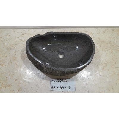 Раковина из речного камня 53х33х15 (RL230503)