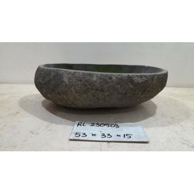 Раковина из речного камня 53х33х15 (RL230503)