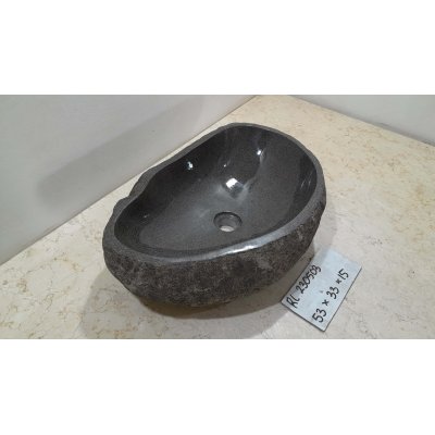 Раковина из речного камня 53х33х15 (RL230503)