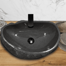 Раковина из речного камня 53х33х15 (RL230503)