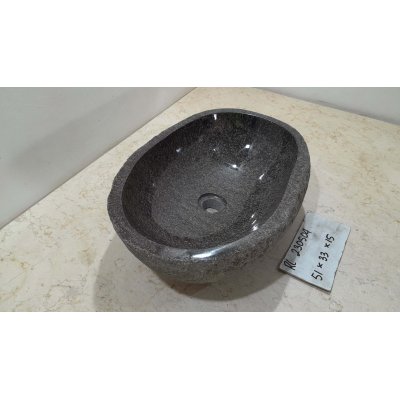 Раковина из речного камня 51х33х15 (RL230504)