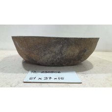Раковина из речного камня 51х37х15 (RL230506)