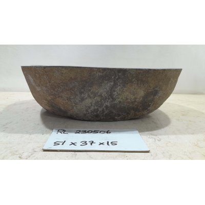 Раковина из речного камня 51х37х15 (RL230506)