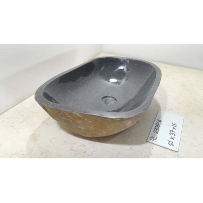 Раковина из речного камня 51х37х15 (RL230506)