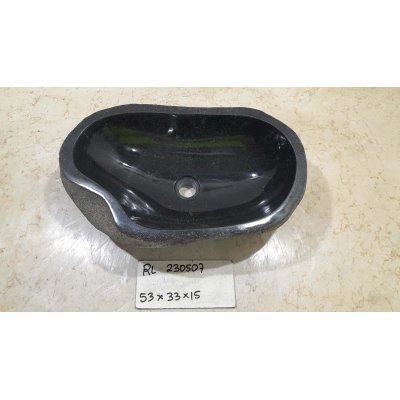 Раковина из речного камня 53х33х15 (RL230507)