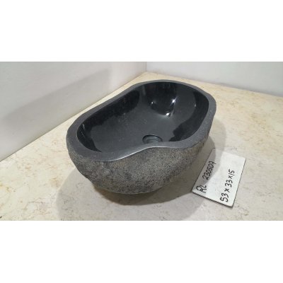 Раковина из речного камня 53х33х15 (RL230507)