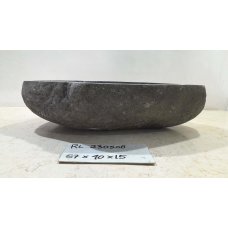 Раковина из речного камня 57х40х15 (RL230508)