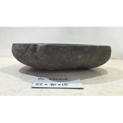 Раковина из речного камня 57х40х15 (RL230508)