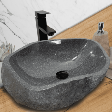 Раковина из речного камня 57х40х15 (RL230508)