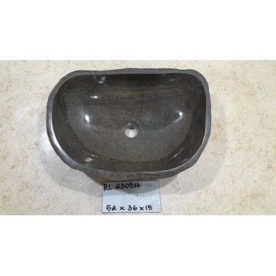 Раковина из речного камня 52х36х15 (RL230508)