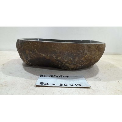 Раковина из речного камня 52х36х15 (RL230508)
