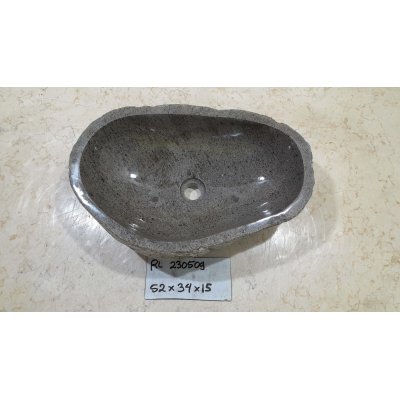 Раковина из речного камня 52х34х15 (RL230509)