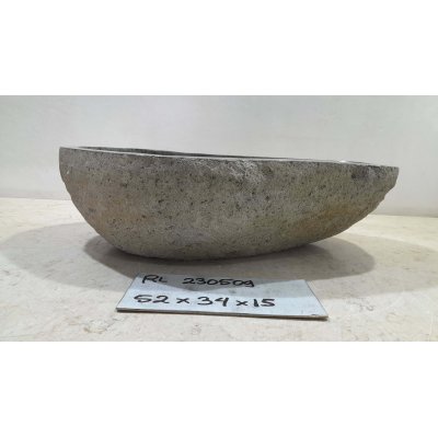 Раковина из речного камня 52х34х15 (RL230509)