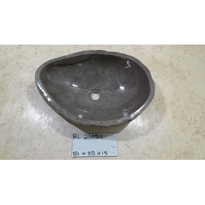 Раковина из речного камня 51х35х15 (RL230511)