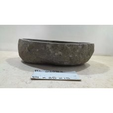 Раковина из речного камня 51х35х15 (RL230511)
