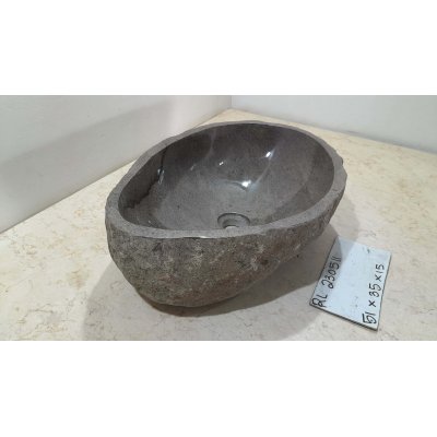 Раковина из речного камня 51х35х15 (RL230511)