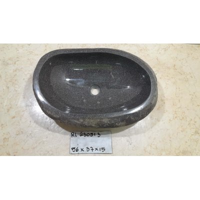 Раковина из речного камня 56х37х15 (RL230513)
