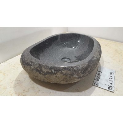 Раковина из речного камня 56х37х15 (RL230513)