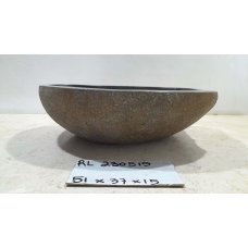 Раковина из речного камня 51х37х15 (RL230515)