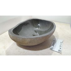 Раковина из речного камня 51х37х15 (RL230515)