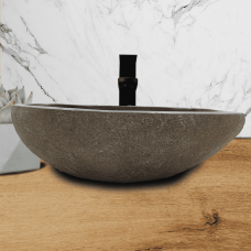 Раковина из речного камня 51х37х15 (RL230515)