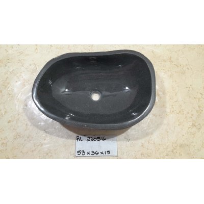 Раковина из речного камня 53х36х15 (RL230516)