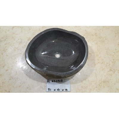 Раковина из речного камня 51х41х15 (RL230518)