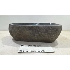 Раковина из речного камня 51х35х15 (RL230520)