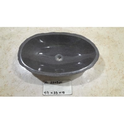Раковина из речного камня 57х33х15 (RL230521)