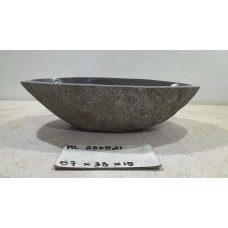 Раковина из речного камня 57х33х15 (RL230521)