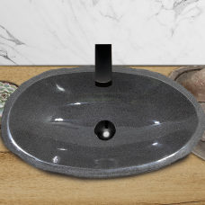 Раковина из речного камня 57х33х15 (RL230521)