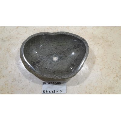 Раковина из речного камня 53х38х15 (RL230522)
