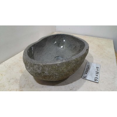 Раковина из речного камня 53х38х15 (RL230522)