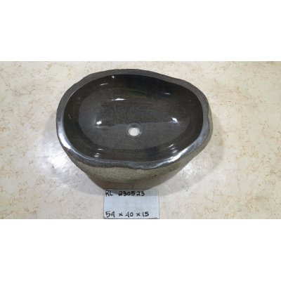 Раковина из речного камня 54х40х15 (RL230523)