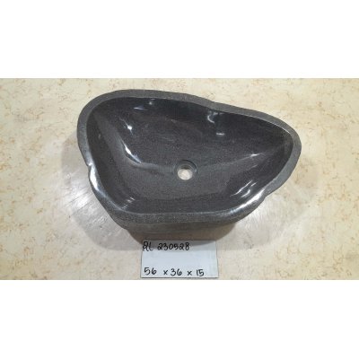 Раковина из речного камня 56х36х15 (RL230528)