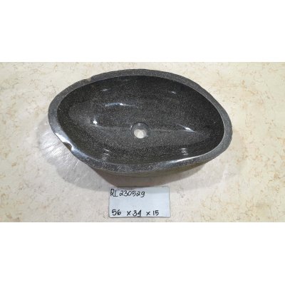 Раковина из речного камня 56х34х15 (RL230529)