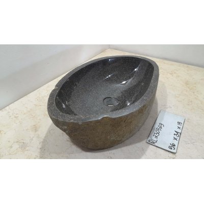 Раковина из речного камня 56х34х15 (RL230529)