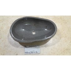 Раковина из речного камня 55х33х15 (RL230533)