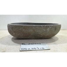 Раковина из речного камня 55х33х15 (RL230533)
