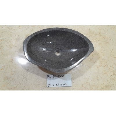 Раковина из речного камня 51х34х15 (RL230534)