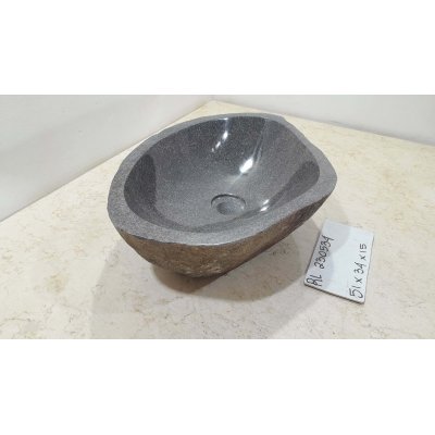 Раковина из речного камня 51х34х15 (RL230534)