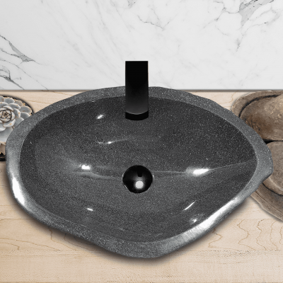 Раковина из речного камня 51х34х15 (RL230534)