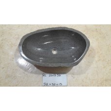 Раковина из речного камня 52х32х15 (RL230536)