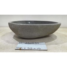 Раковина из речного камня 53х39х15 (RL230537)